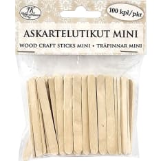 J.K. Primeco 100pcs mini Wood craft sticks