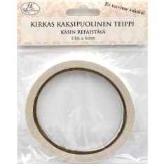 J.K. Primeco 2-puolinen kirkas paperiteippi