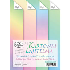 J.K. Primeco A6 Sateenkaari kartonkilajitelma