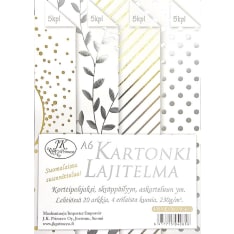 Card assortment A6 gold/silver 20pcs