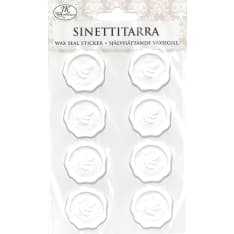 J.K. Primeco Lehdet valkoinen sinettitarra