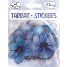 J.K. Primeco 25kpl Kukat sinilila tarra