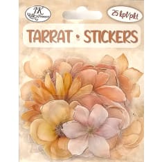 J.K. Primeco 25kpl Kukat persikka tarra