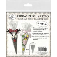 J.K.Primeco 10 kpl kirkas kartiopussi