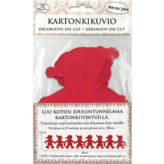J.K. Primeco Tonttuketju 80cm kartonkikuvio