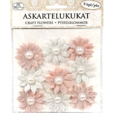J.K. Primeco 9pcs Gerbera pastel assortment Craft flowers