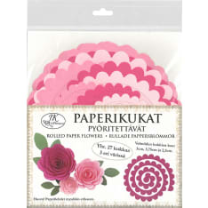 J.K. Primeco Pinkki pyöritettävät paperikukat