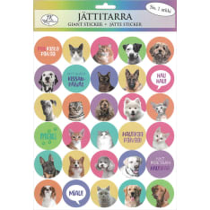 J.K. Primeco Kissat ja koirat Giant sticker