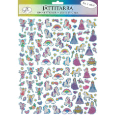 J.K. Primeco Prinsessat ja yksisarviset jättitarra-arkki