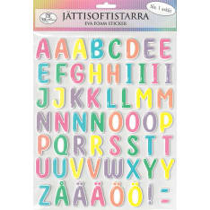 J.K. Primeco Letters pastel Giant eva foam sticker