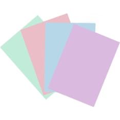 JK Primeco A6 pastel color assortment cardboard