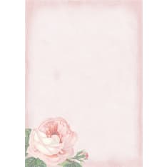 Decorative paper A4 big Rose 5pcs