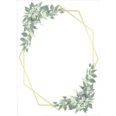 Decorative paper A4 Verde 5pcs