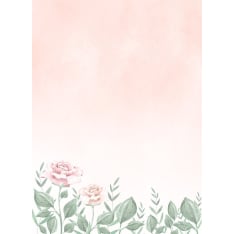 Decorative paper A4 Rosa light pink 5pcs