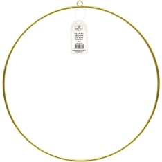 J.K. Primeco 40cm kulta metallikranssi