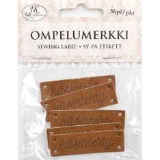 J.K. Primeco käsintehty ompelumerkki