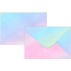 J.K. Primeco 10kpl C6 Sateenkaari pastelli kirjekuori