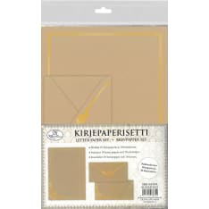 J.K. Primeco Natur kultafolio kirjepaperisetti