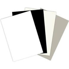 Card assortment A6 black/white 40pcs