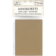 J.K. Primeco 25pcs recycled brown Mini card