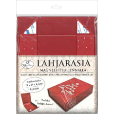 J.K. Primeco Jouluteksti punainen lahjarasia