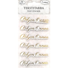 J.K. Primeco Paljon onnea kulta tekstitarra