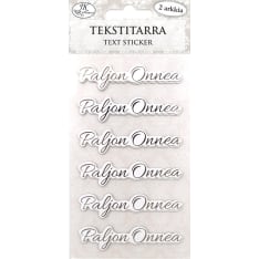 J.K. Primeco Paljon onnea hopea tekstitarra