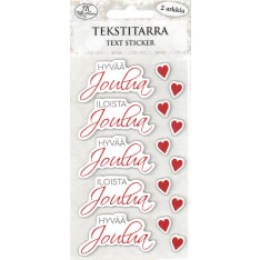 J.K. Primeco Text sticker Iloista joulua 2 sheets