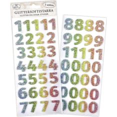 J.K. Primeco 2ark Numerot pastelli glittersoftistarra