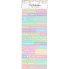 J.K. Primeco Wishes and Congratulations Pastel Text Sticker