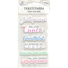 J.K. Primeco 2 sheets Wishes pastel Text sticker
