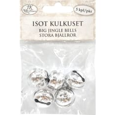J.K. Primeco Hopeanväriset isot kulkuset