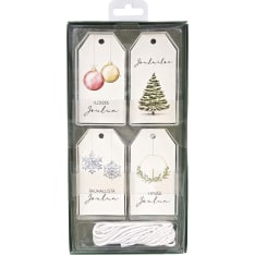 J.K. Primeco Gift tag set Joulu Kuura 20pcs