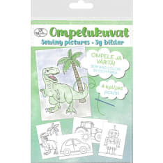 J.K. Primeco 4kpl A5 Hahmot ja ajoneuvot ompelukuvat