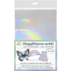 J.K. Primeco 2ark A4 hologrammi hopea vinyylitarra