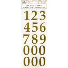 J.K. Primeco gold Number sticker