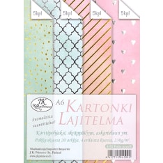 J.K.Primeco A6 Folio pastelli kartonkilajitelma