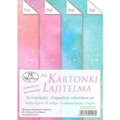 J.K.Primeco A6 Vesiväri kartonkilajitelma