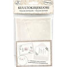 J.K. Primeco 10pcs white Vellum envelope