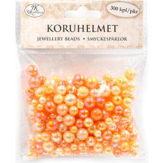 J.K.Primeco persikansävyiset koruhelmet