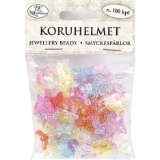 J.K. Primeco 100pcs Butterfly pastel Jewelry beads