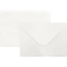 J.K. Primeco 10pcs C6 Silver with spots Envelope