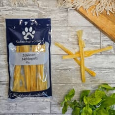 Kaikenkarvaiset Jäniksen nahkapala 80 g koiran herkku
