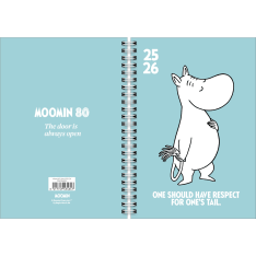 Muumi 25-26 A5 18kk Muumipeikko koulukalenteri