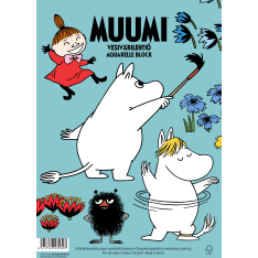Muumi Aquarelle block Moomin A4/20 sheets 210 g