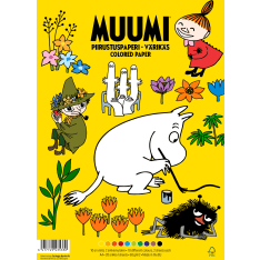 Muumi Drawing paper Moomin colored A4/20 sheets