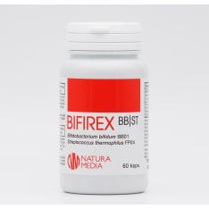 Natura Media Bifirex BB|ST 60 kaps. ravintolisä