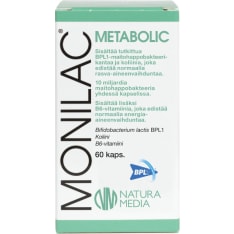 Natura Media Monilac® Metabolic 60 kaps. ravintolisä