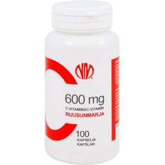 Natura Media C-Vitamiini 600 mg 100 kaps. ravintolisä