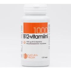 Natura Media B12-vitamin 1000 µg 120 caps